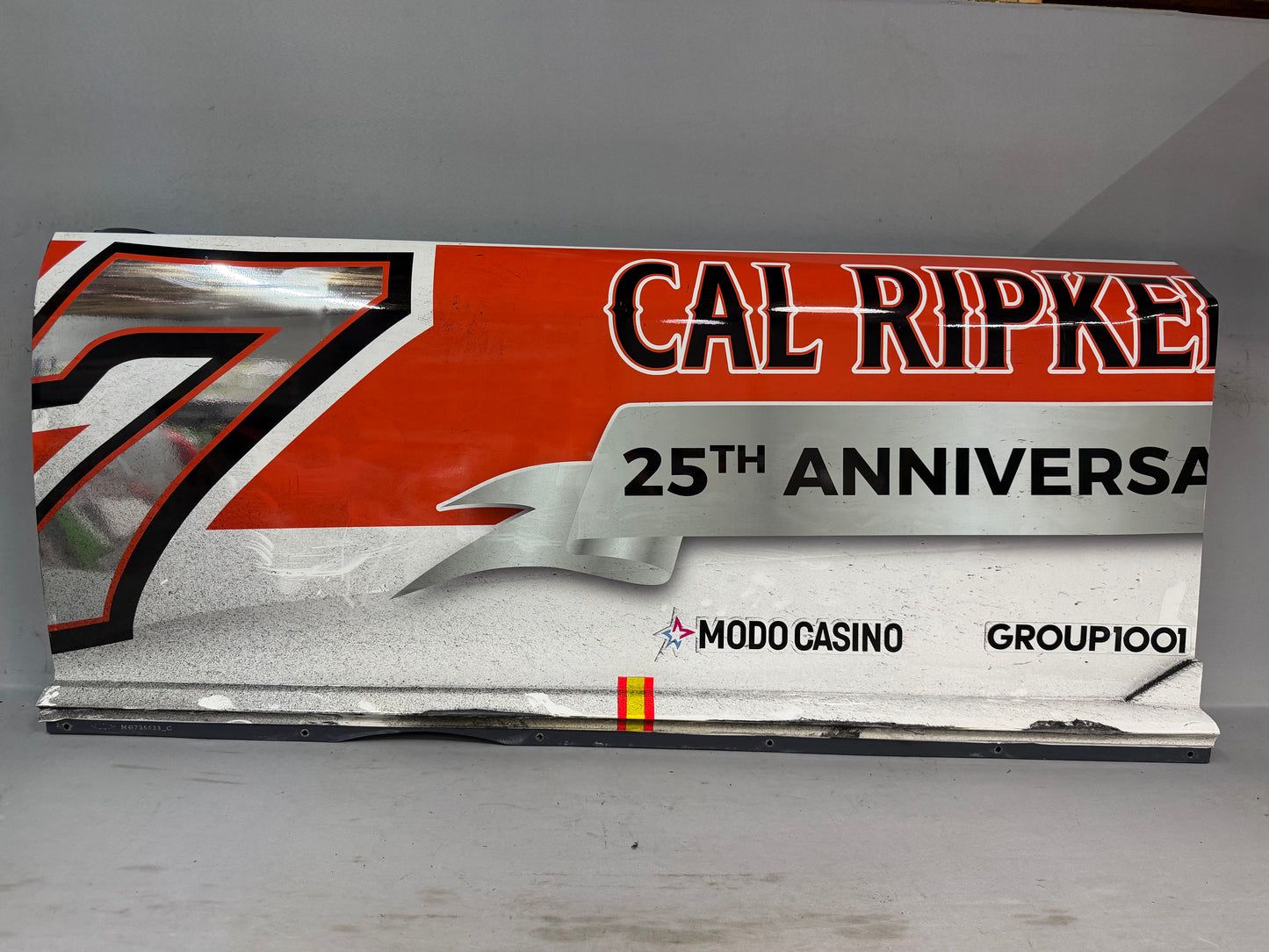 Daniel Suarez #7 2026 New Hampshire Cal Ripken Jr Foundation Nascar Door Panel