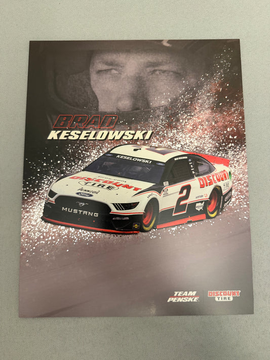 Brad Keselowski #2 2021 Discount Tire Nascar Hero Card