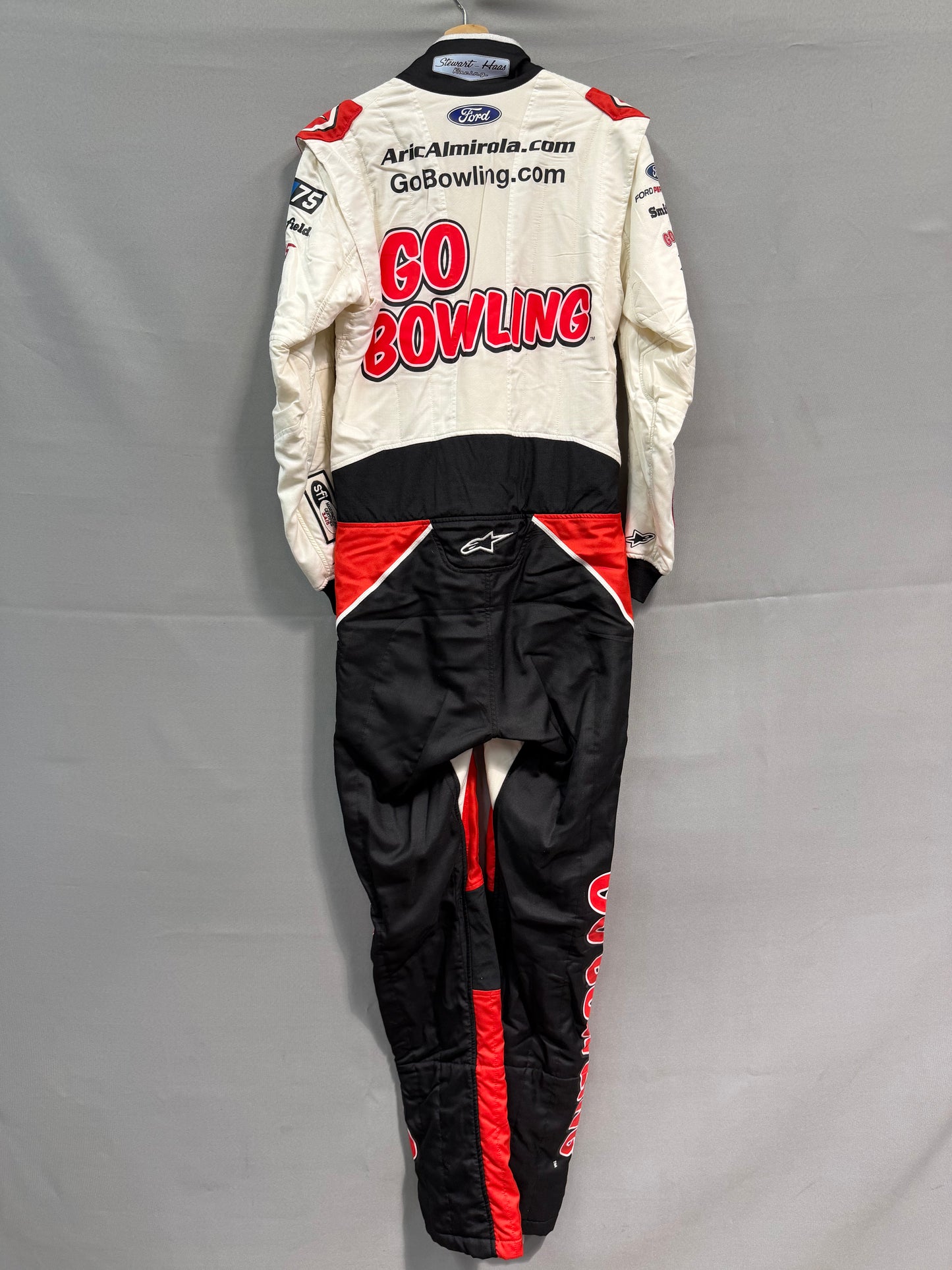 Aric Almirola #10 2023 Go Bowling Nascar Autographed Driver Firesuit