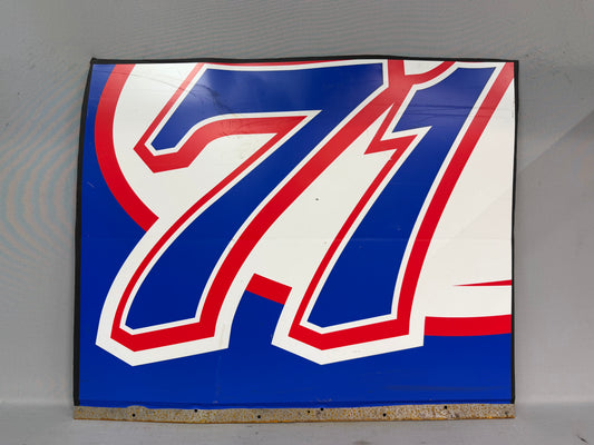 Rajah Caruth #71 2025 New Hampshire Hendrick Cars Nascar Door Panel