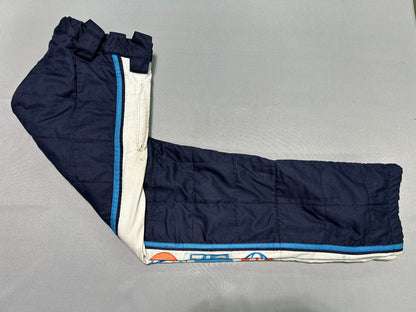 Dean Thompson #40 2022 WWEX Globaltranz Nascar 2 Piece Crew Firesuit C-48 W-38 L-32