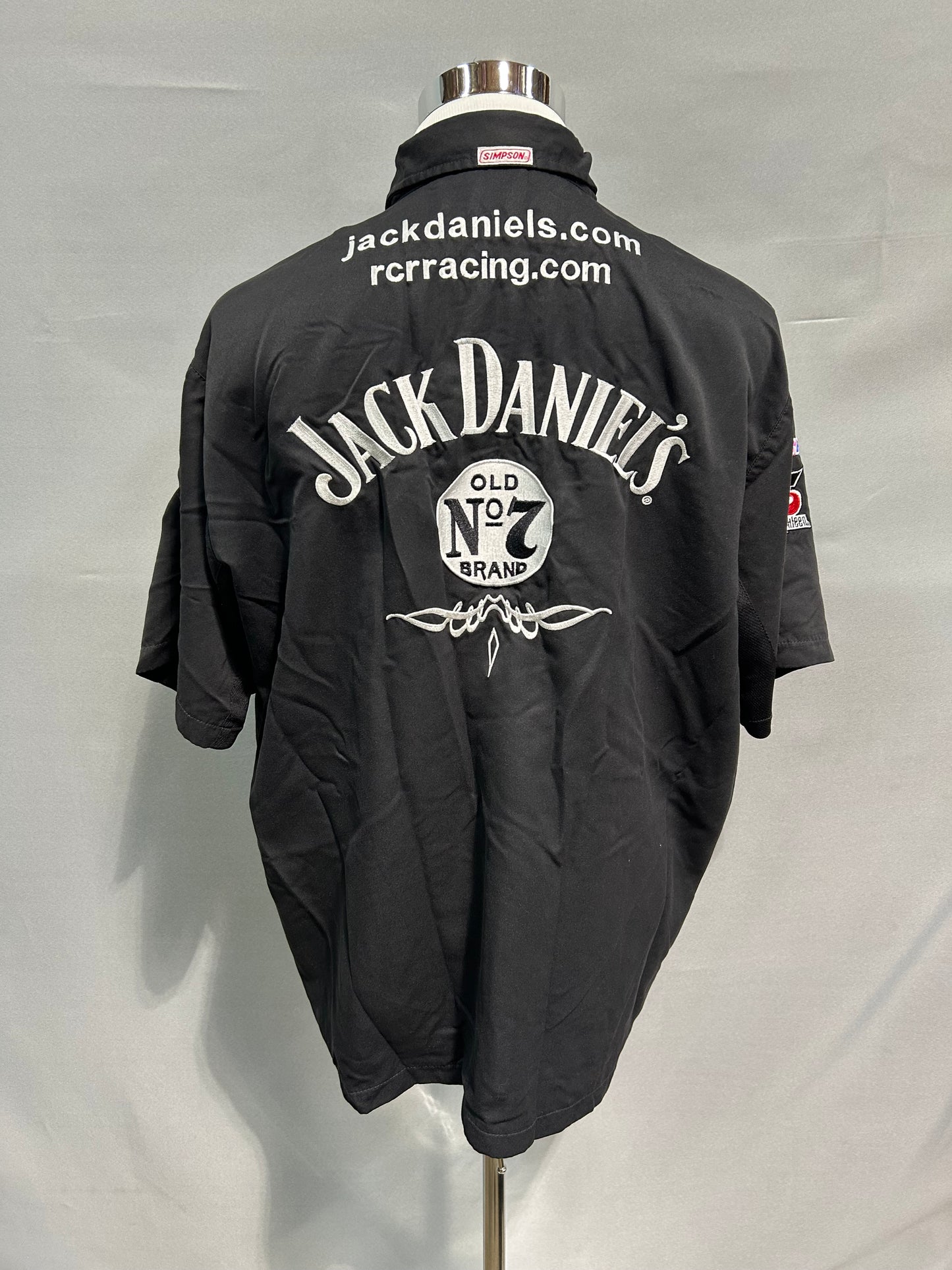 Clint Bowyer #07 Jack Daniels Nascar Crew Shirt Size XL
