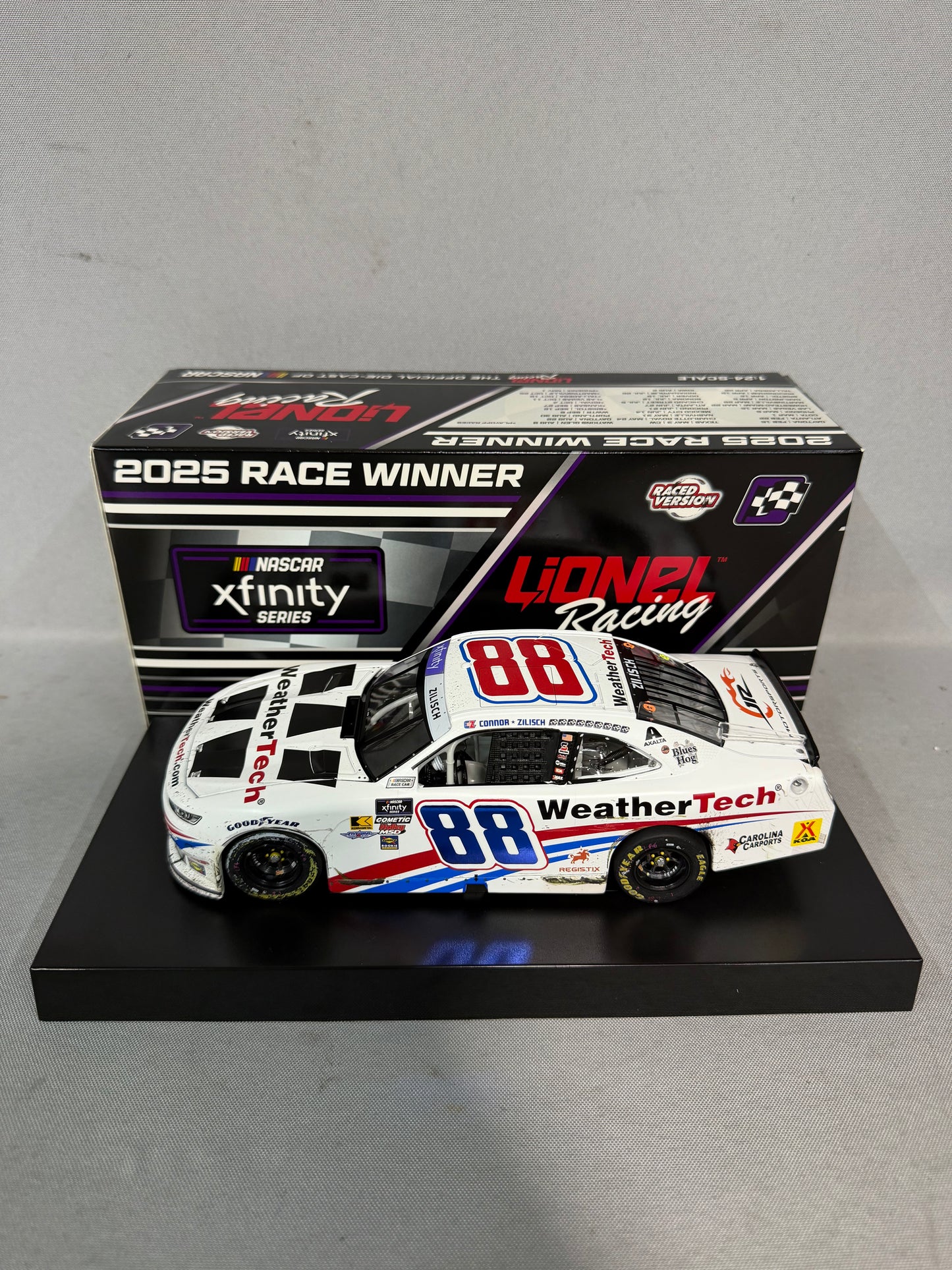 Connor Zilisch #88 2025 WWTR Gateway Win Weathertech Nascar Diecast
