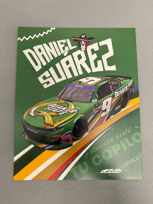 Daniel Suarez #9 2025 Quaker State Nascar Hero Card