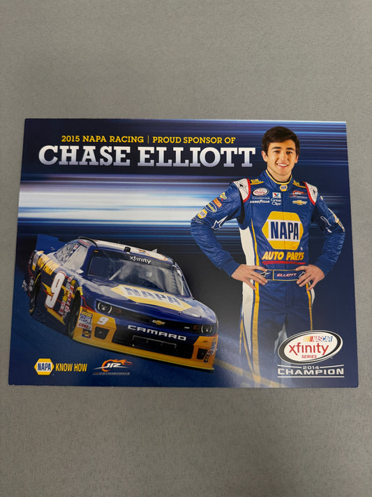 Chase Elliott #9 2015 Napa Nascar Hero Card