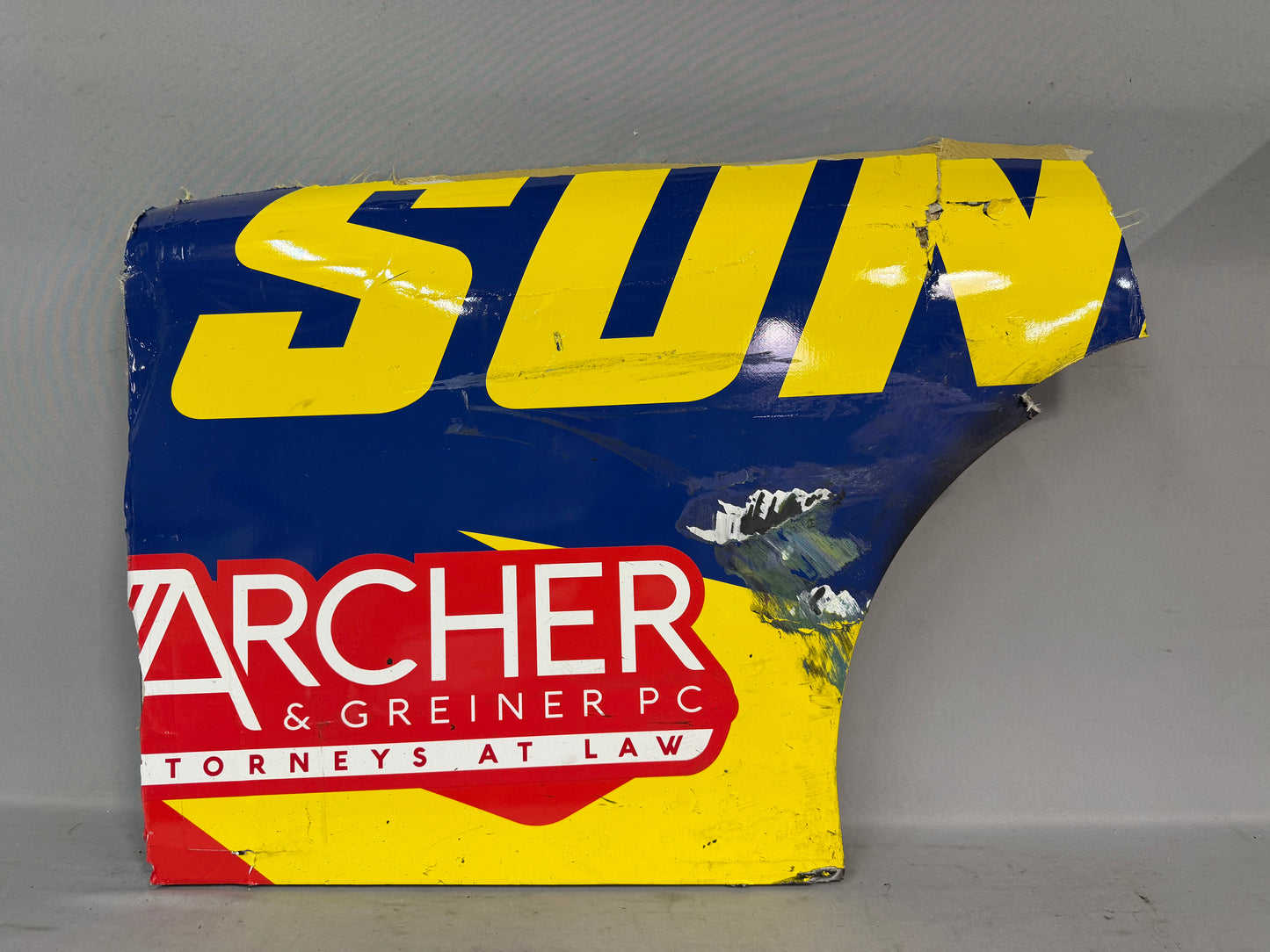 Lavar Scott #45 2026 Pocono Sunoco Nascar Partial Quarter Panel