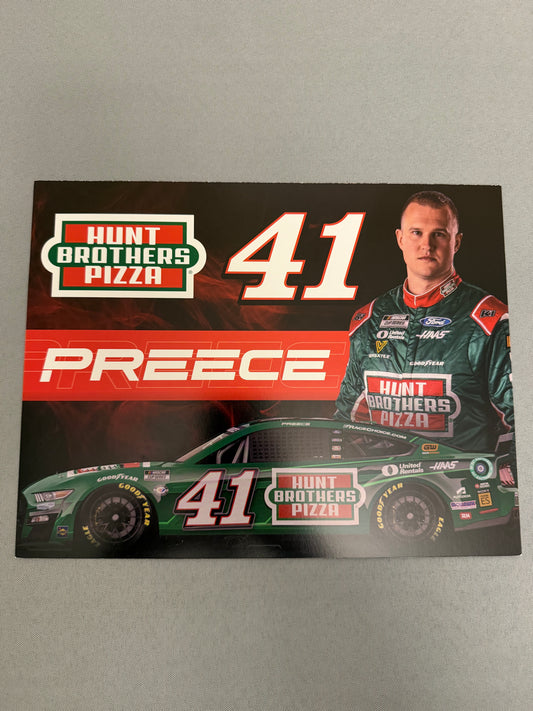 Ryan Preece #41 2023 Hunt Brothers Pizza Nascar Hero Card