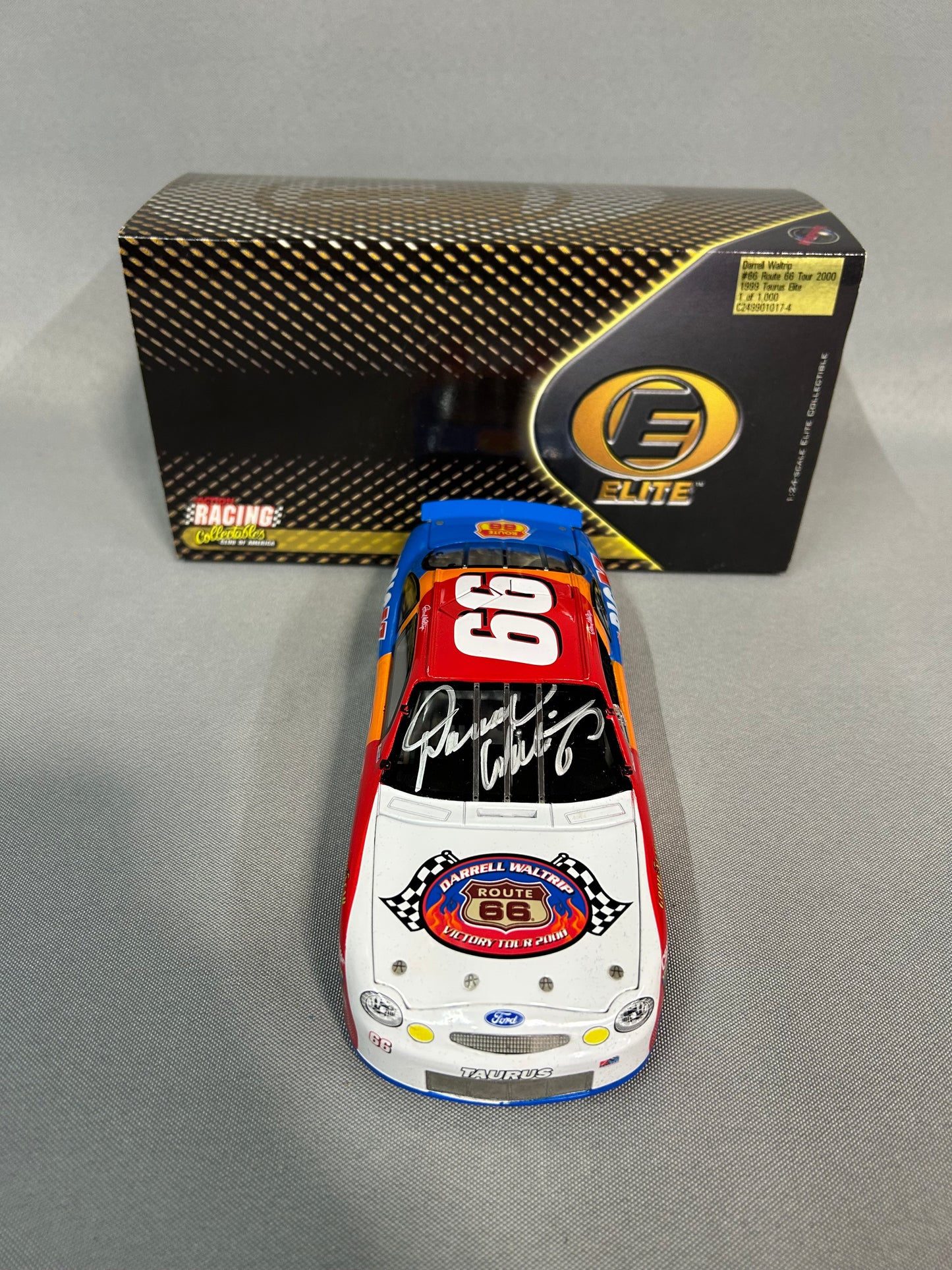 Darrell Waltrip #66 1999 Route 66 Tour 2000 Autographed Nascar Diecast