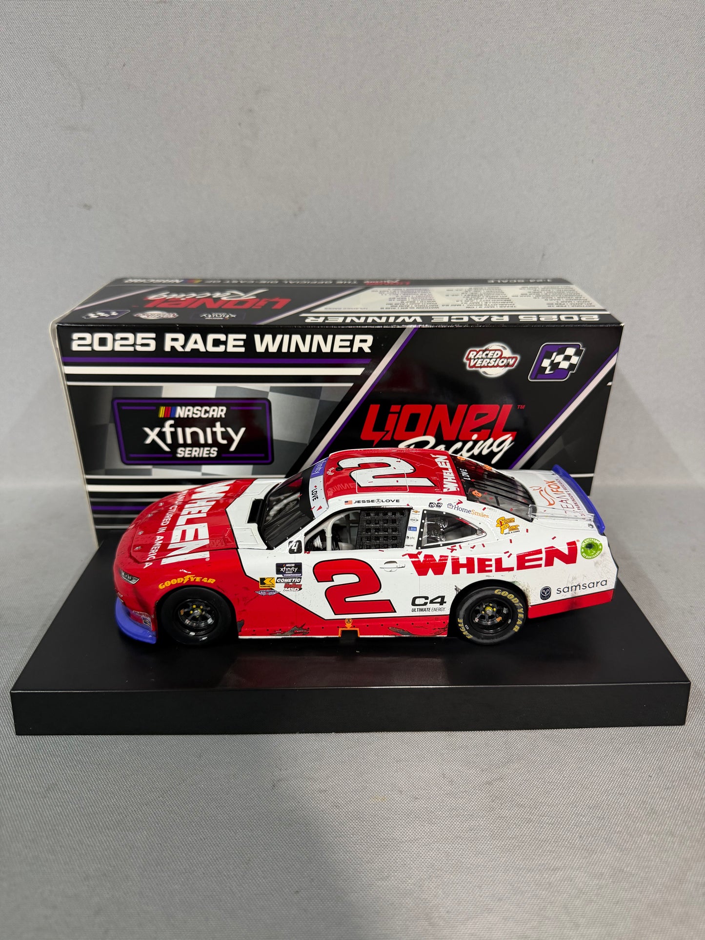 Jesse Love #2 2025 Phoenix Win Whelen Nascar Diecast