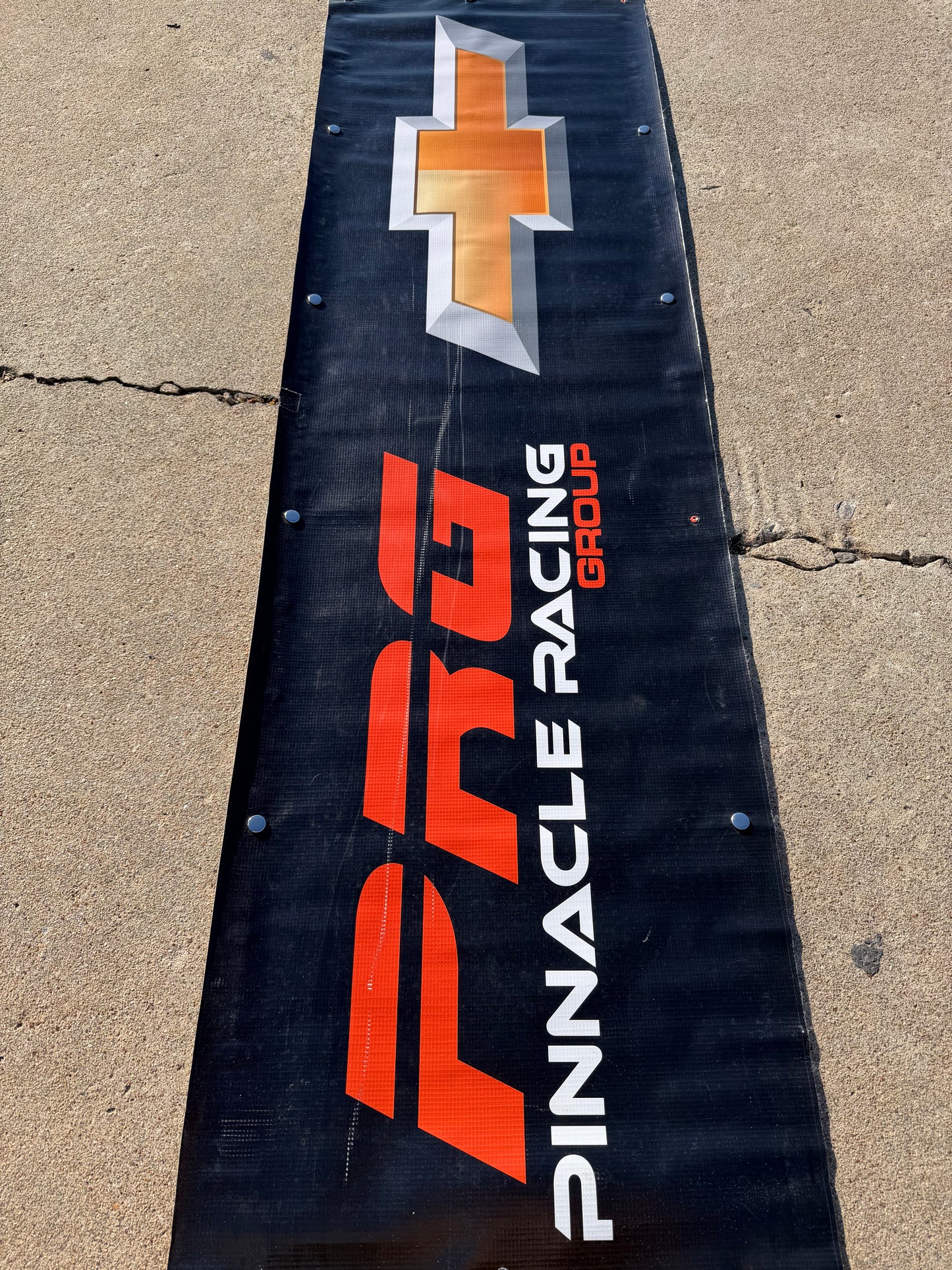Connor Mosack #7 2024 PRG Chevrolet Accessories Nascar Pit Box Riser Banner