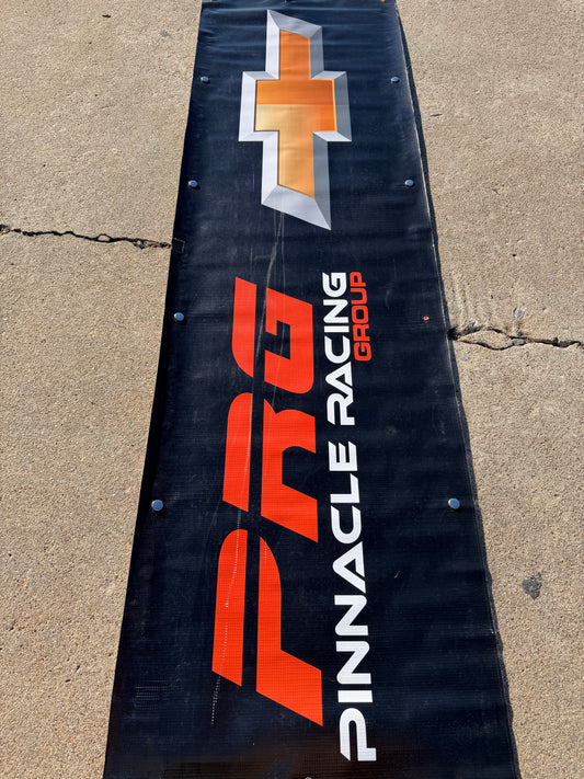 Connor Mosack #7 2024 PRG Chevrolet Accessories Nascar Pit Box Riser Banner