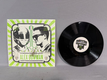 Alex Bowman #88 2019 Nashville Champions Week Nascar Autographed Replica Vinyl Record