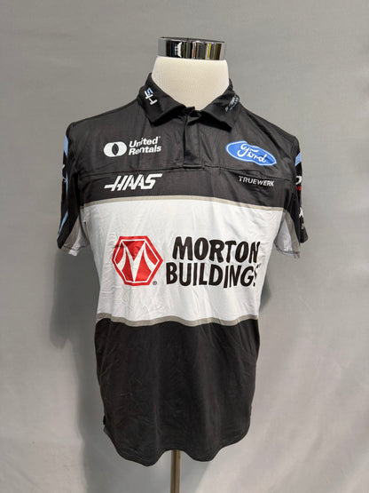 Ryan Preece #41 2024 Morton Buildings Nascar Crew Shirt Size Medium