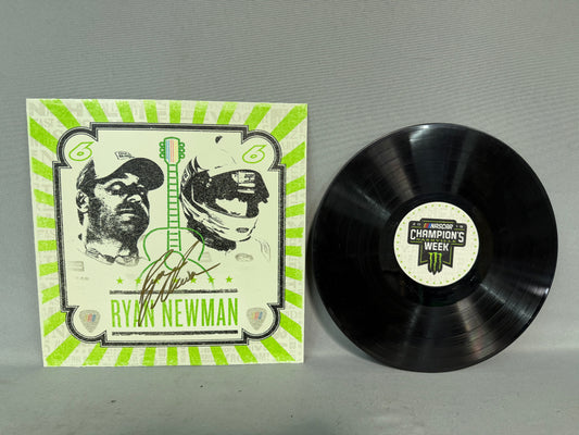 Ryan Newman #6 2019 Nashville Champions Week Nascar Autographed Replica Vinyl Record