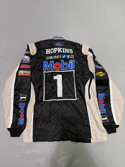 Kevin Harvick #4 Mobil 1 Nascar 2 Piece Crew Firesuit C-44 W-34 L-30