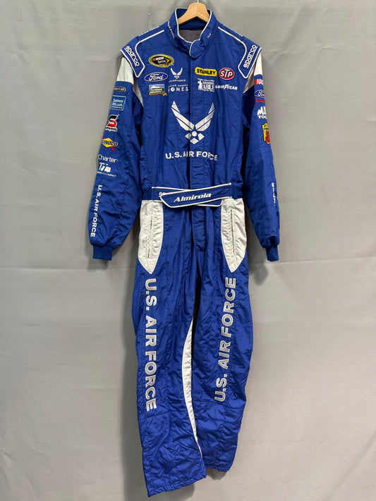 Aric Almirola #43 2012 Autographed US Air Force Nascar Driver Firesuit