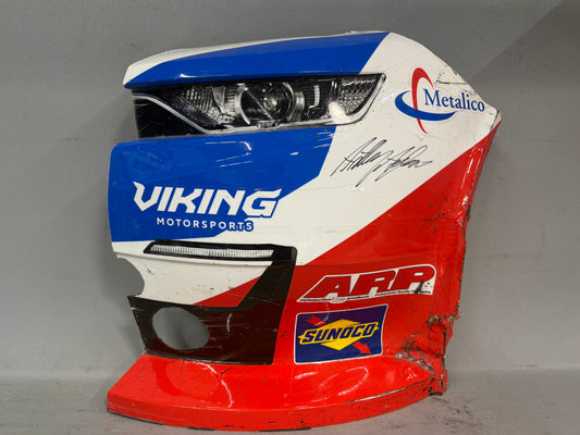 Anthony Alfredo #96 2026 Watkins Glen Metalico Nascar Autographed Nose Corner