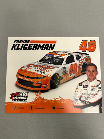 Parker Kligerman #48 2023 Spiked Light Coolers Nascar Hero Card