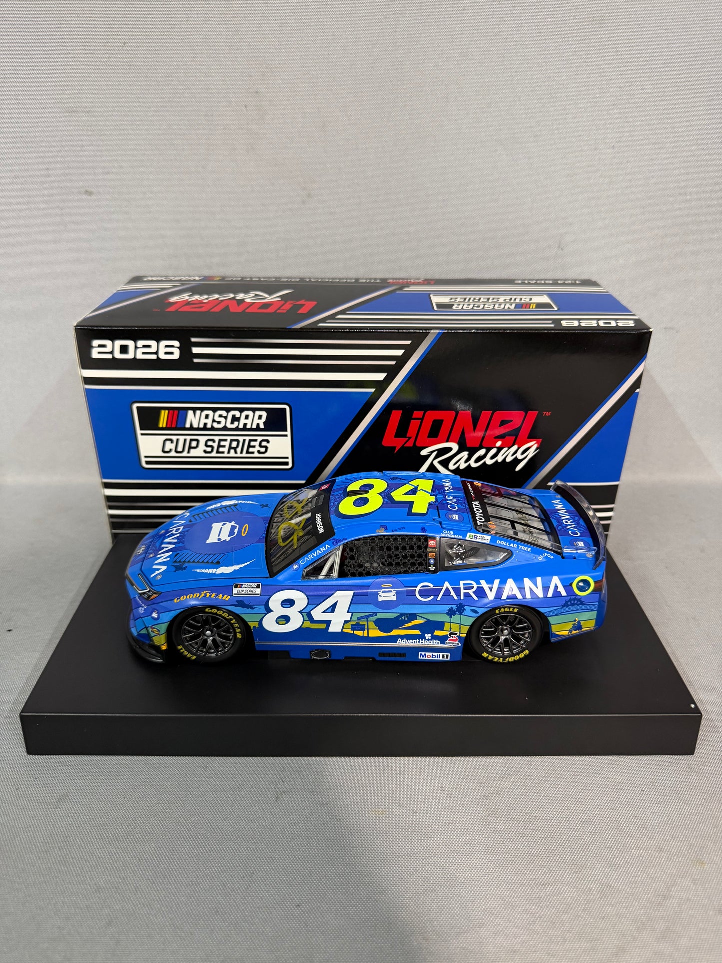 Jimmie Johnson #84 2026 San Diego Carvana Nascar Autographed Diecast