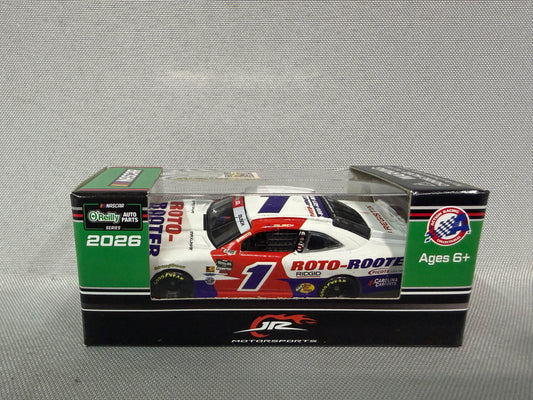 Connor Zilisch #1 2026 Roto Rooter Nascar 1/64 Diecast
