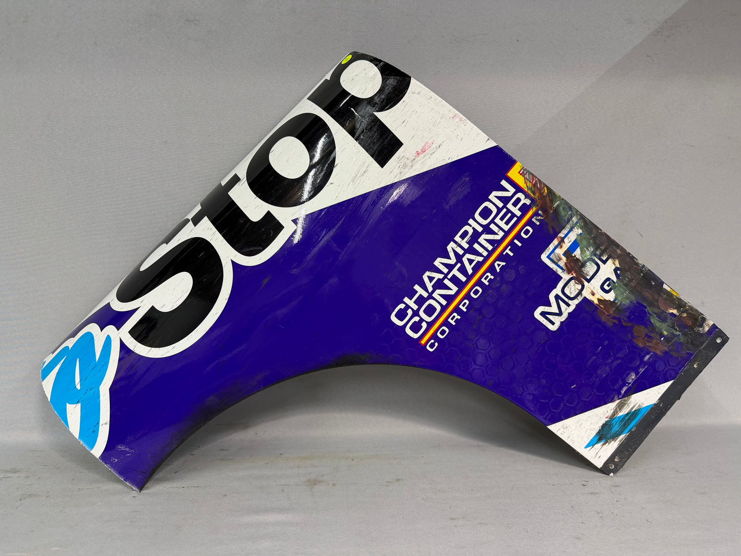 Daniel Dye #10 2025 Race To Stop Suicide Nascar Partial Quarter Panel