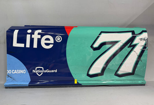 Michael McDowell #71 2026 Phoenix 1 Delaware Life Nascar Door Panel