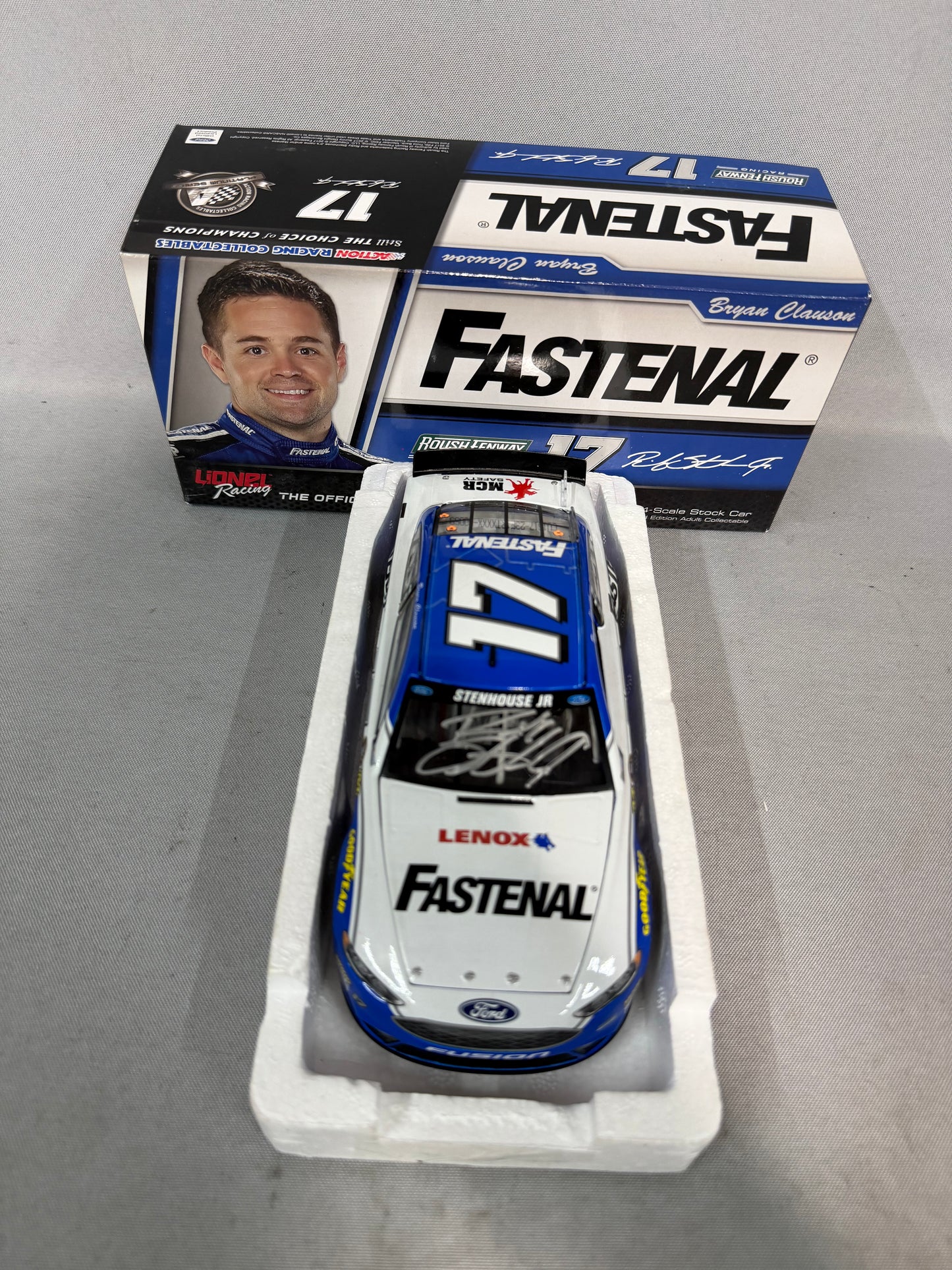 Ricky Stenhouse Jr #17 2016 Fastenal Clausen Tribute Nascar Autographed Diecast
