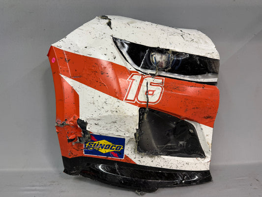 AJ Allmendinger #16 2024 Indianapolis Campers Inn RV Nascar Nose Corner