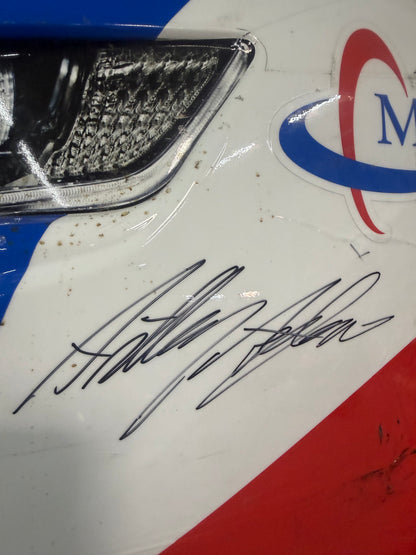 Anthony Alfredo #96 2026 Watkins Glen Metalico Nascar Autographed Nose Corner