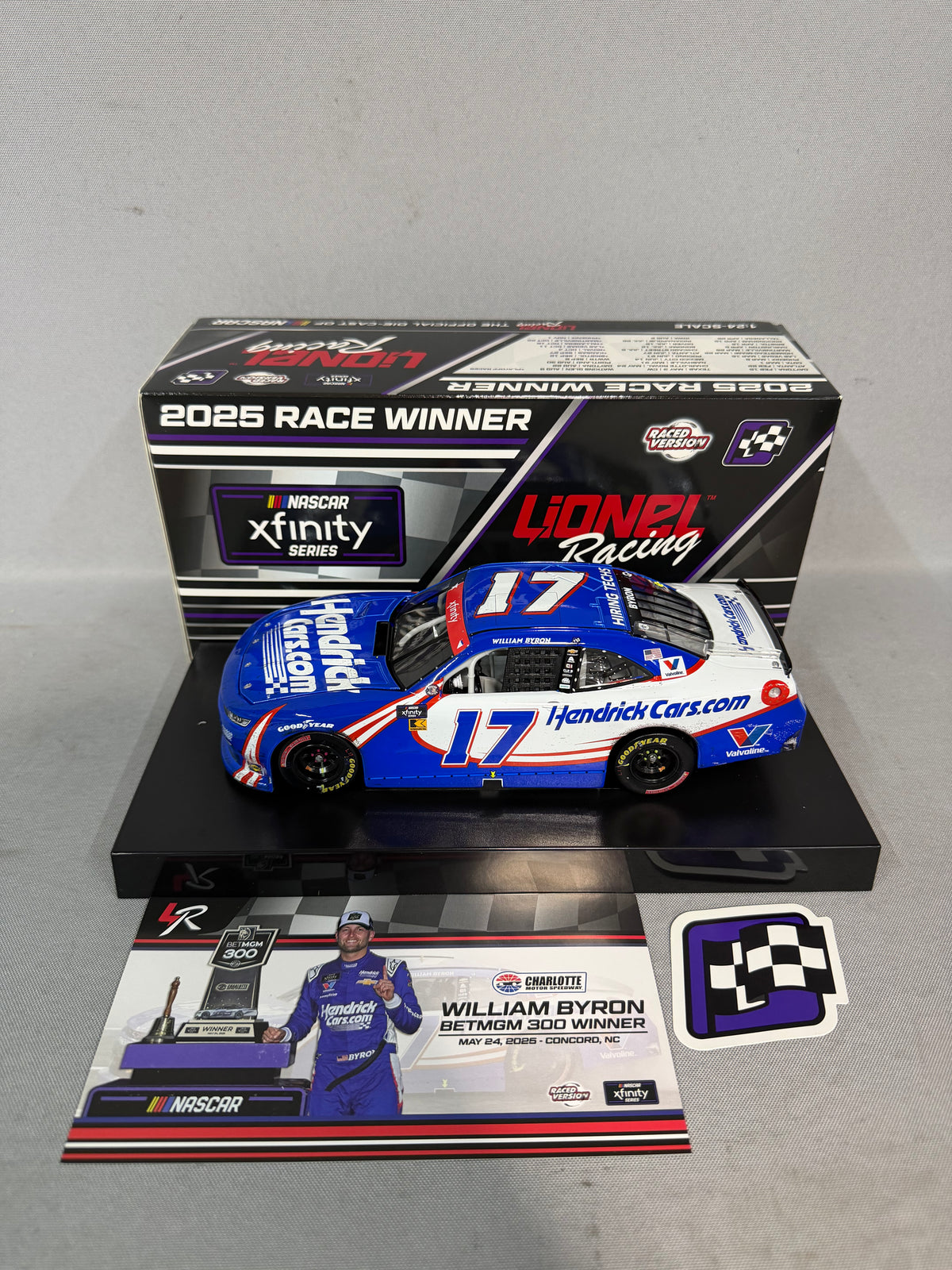 William Byron #24 2025 Charlotte Win Hendrick Cars Nascar Diecast