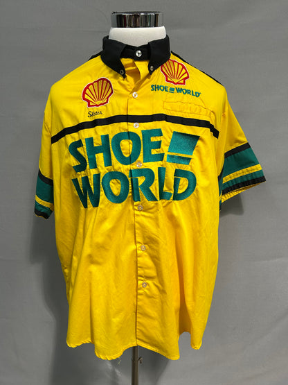 Dale Jarrett #32 Shoe World Nascar Pit Crew Shirt Size 2XL