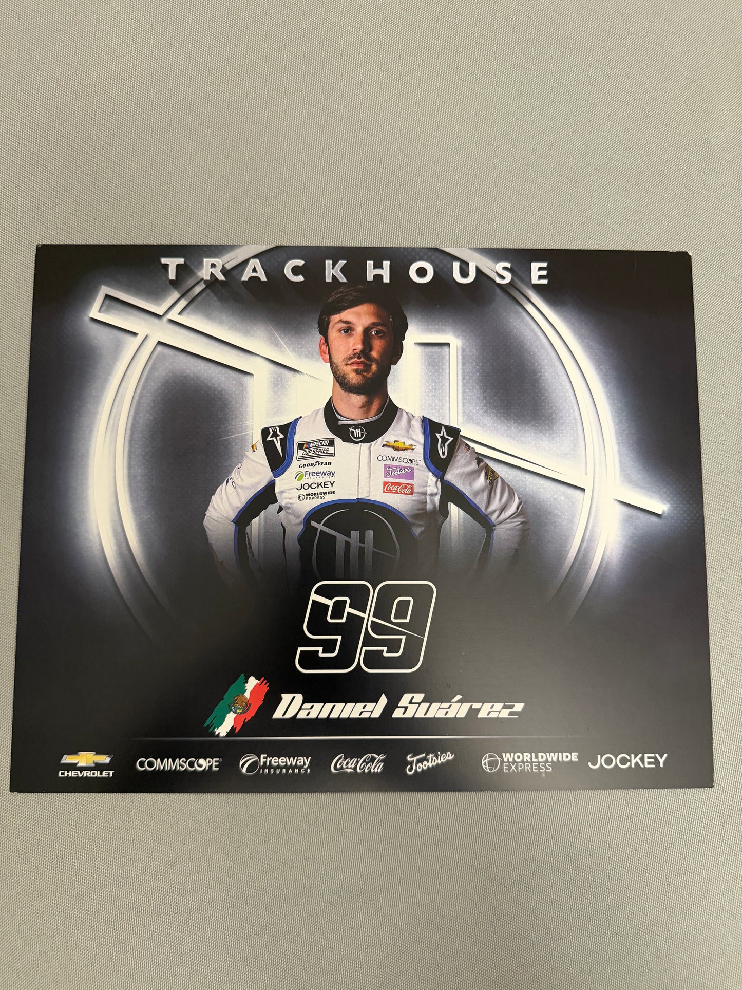 Daniel Suarez #99 Trackhouse Racing Nascar Hero Card