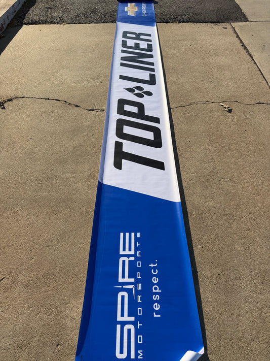 Thomas Annunziata #07 2025 Lime Rock Top Liner Nascar Pit Wall Banner