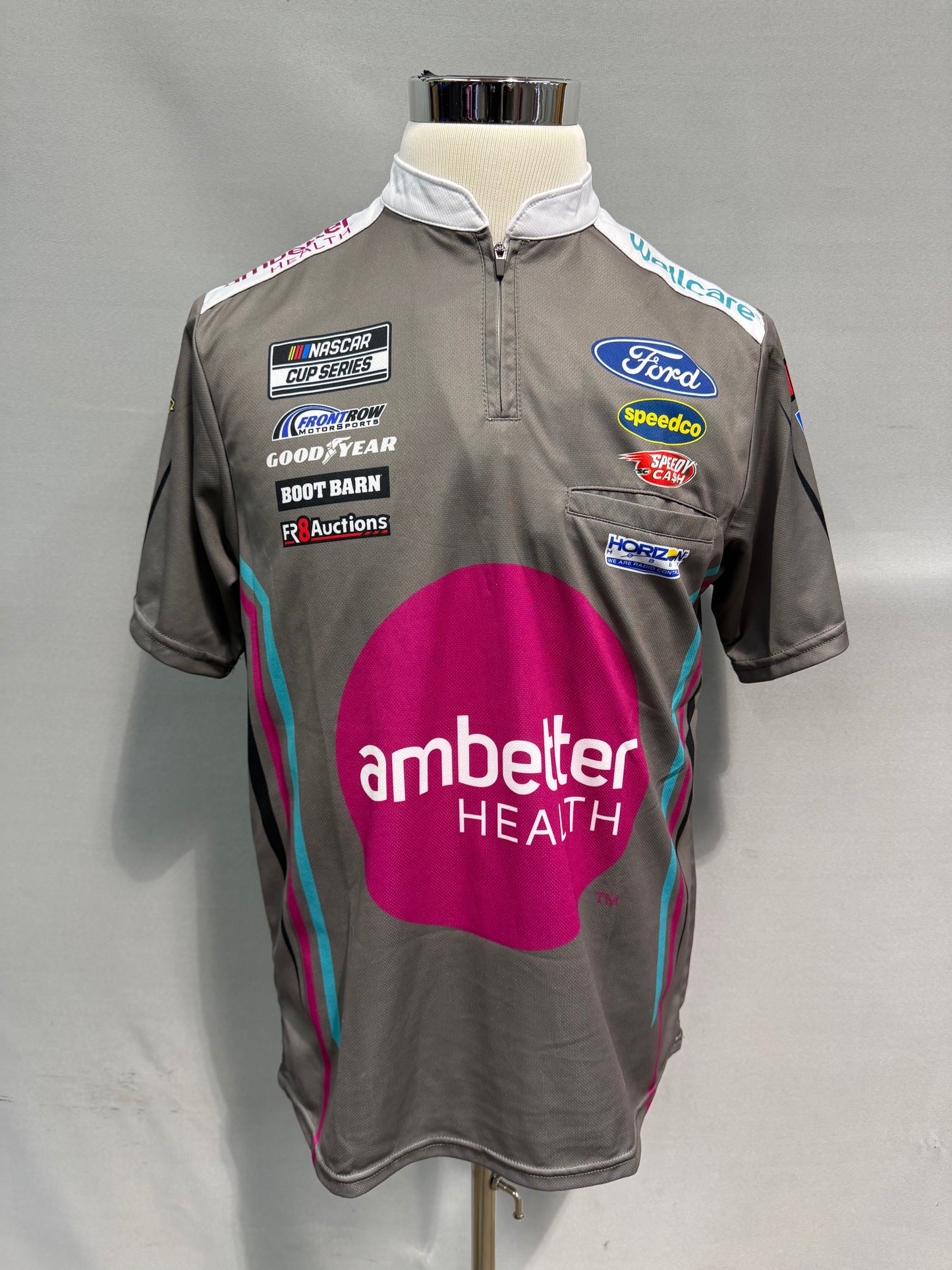 Zane Smith 2023 Ambetter Health Welcare Nascar Crew Shirt Size Medium