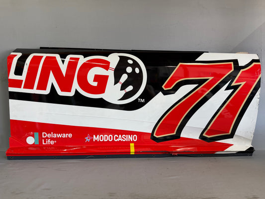 Michael McDowell #71 2026 Watkins Glen Go Bowling Nascar Door Panel