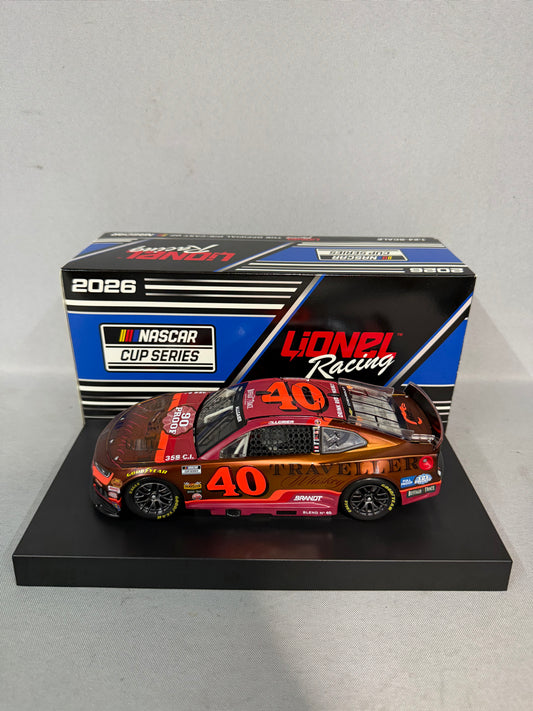 Justin Allgaier #40 2026 Traveller Whiskey Whiskey Finish Nascar Diecast