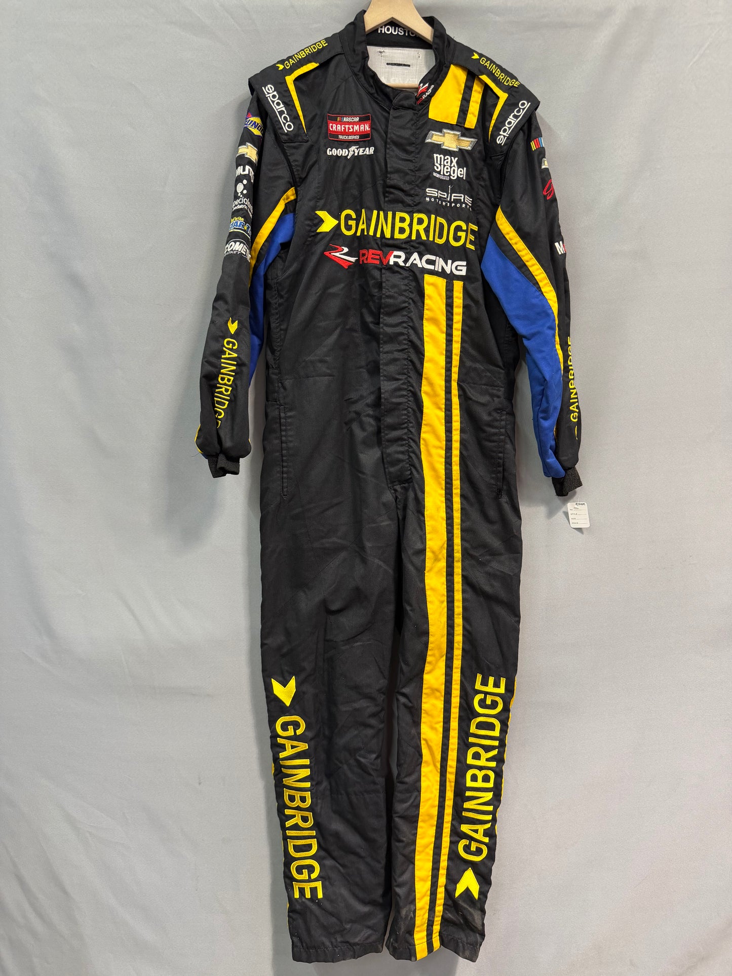 Nick Sanchez #2 2024 Gainbridge Rev Racing Nascar Crew Firesuit C-44 W-40 L-33