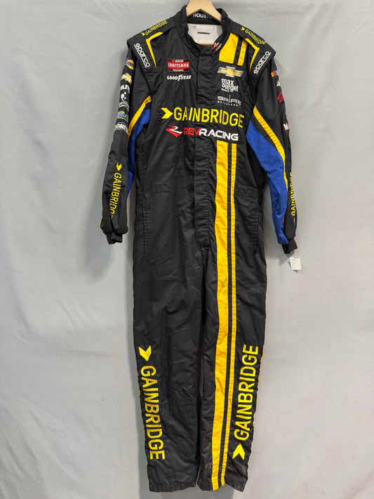 Nick Sanchez #2 2024 Gainbridge Rev Racing Nascar Crew Firesuit C-44 W-40 L-33