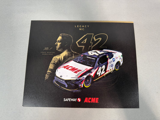 John Hunter Nemechek #42 2024 Safeway Acme Nascar Hero Card