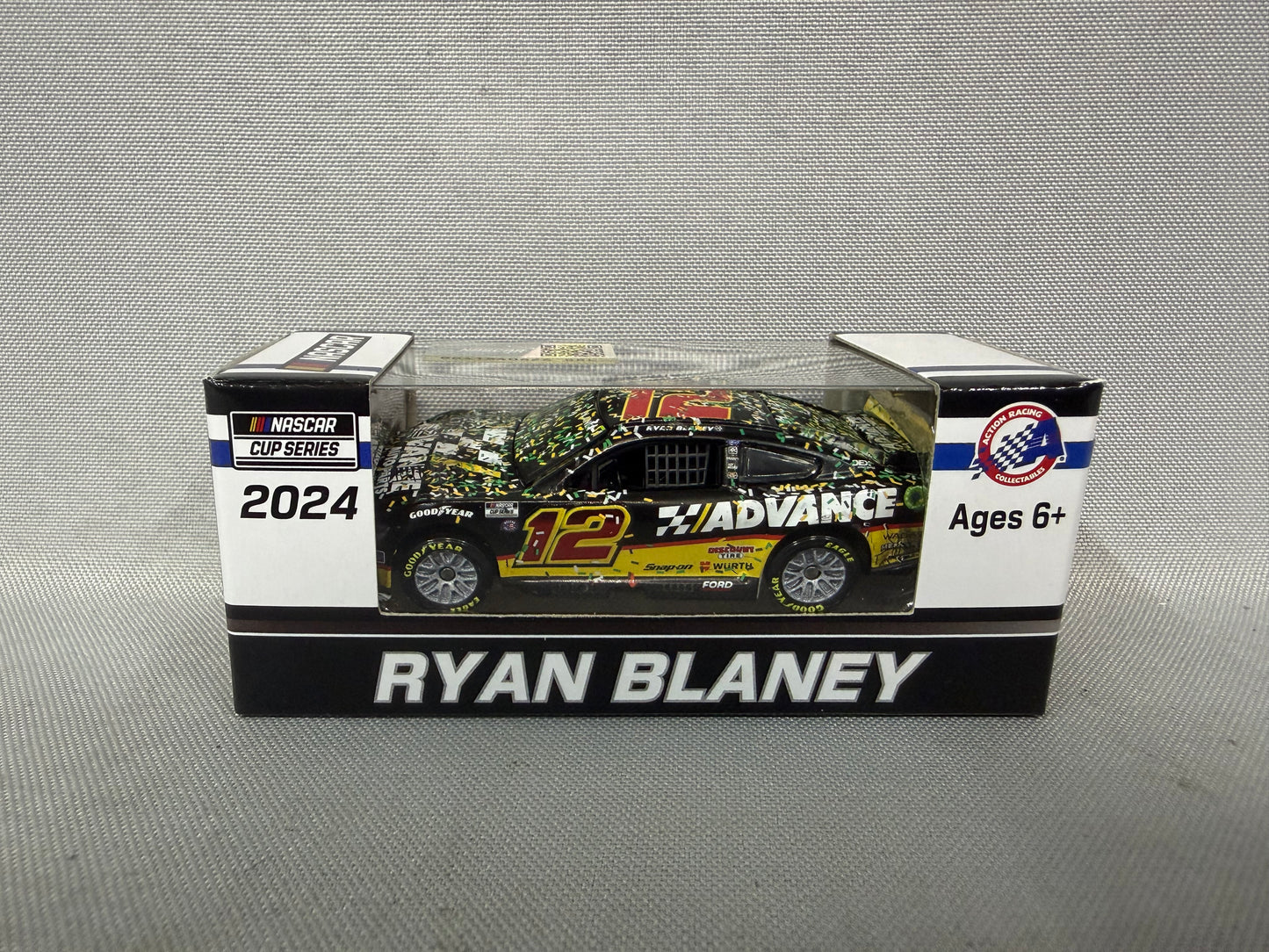 Ryan Blaney 2024 Iowa Win Advance Auto Parts Nascar 1/64 Diecast