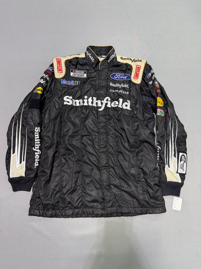 Aric Almirola #10 Smithfield Nascar 2 Piece Crew Firesuit C-40 W-32 L-30