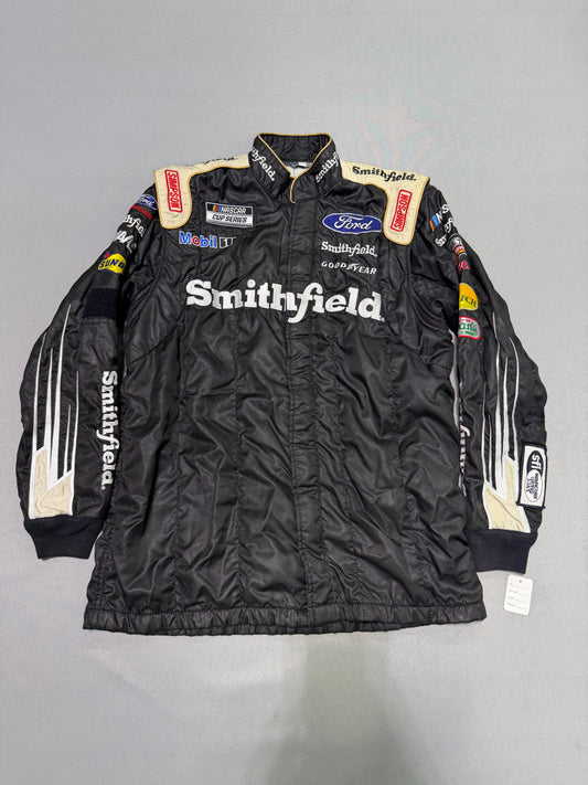 Aric Almirola #10 Smithfield Nascar 2 Piece Crew Firesuit C-40 W-32 L-30