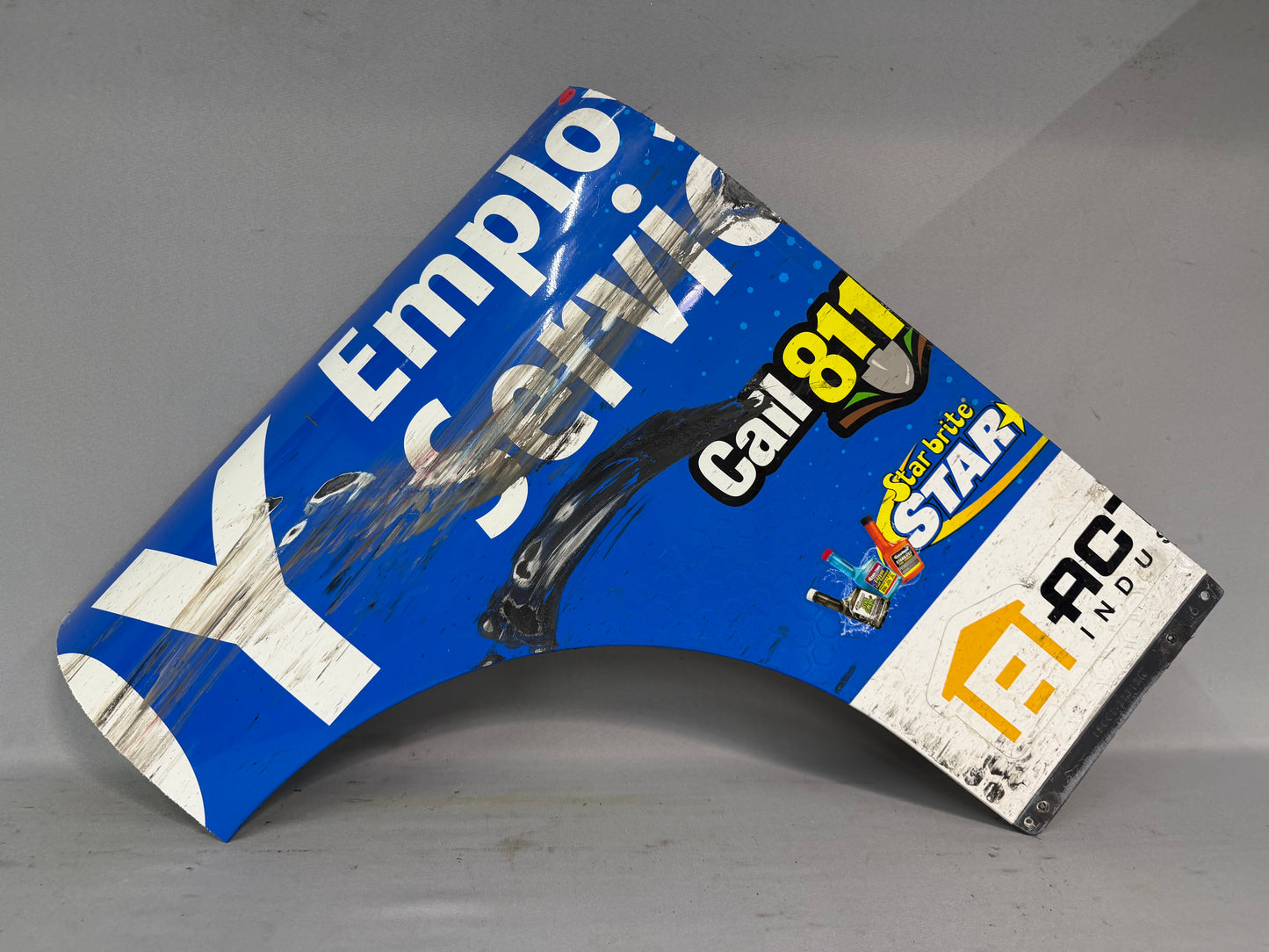 Josh Williams #11 2024 Alloy Employer Services Nascar Partial Quarter Panel