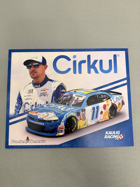 Daniel Hemric #11 2023 Cirkul Nascar Hero Card