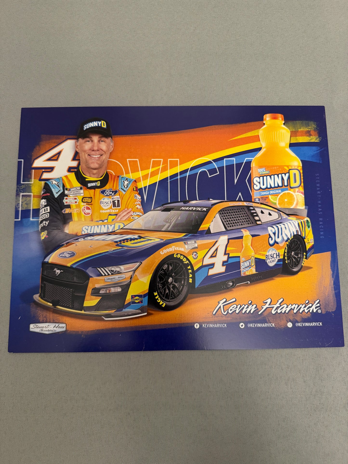 Kevin Harvick #4 2023 Sunny D Hero Card