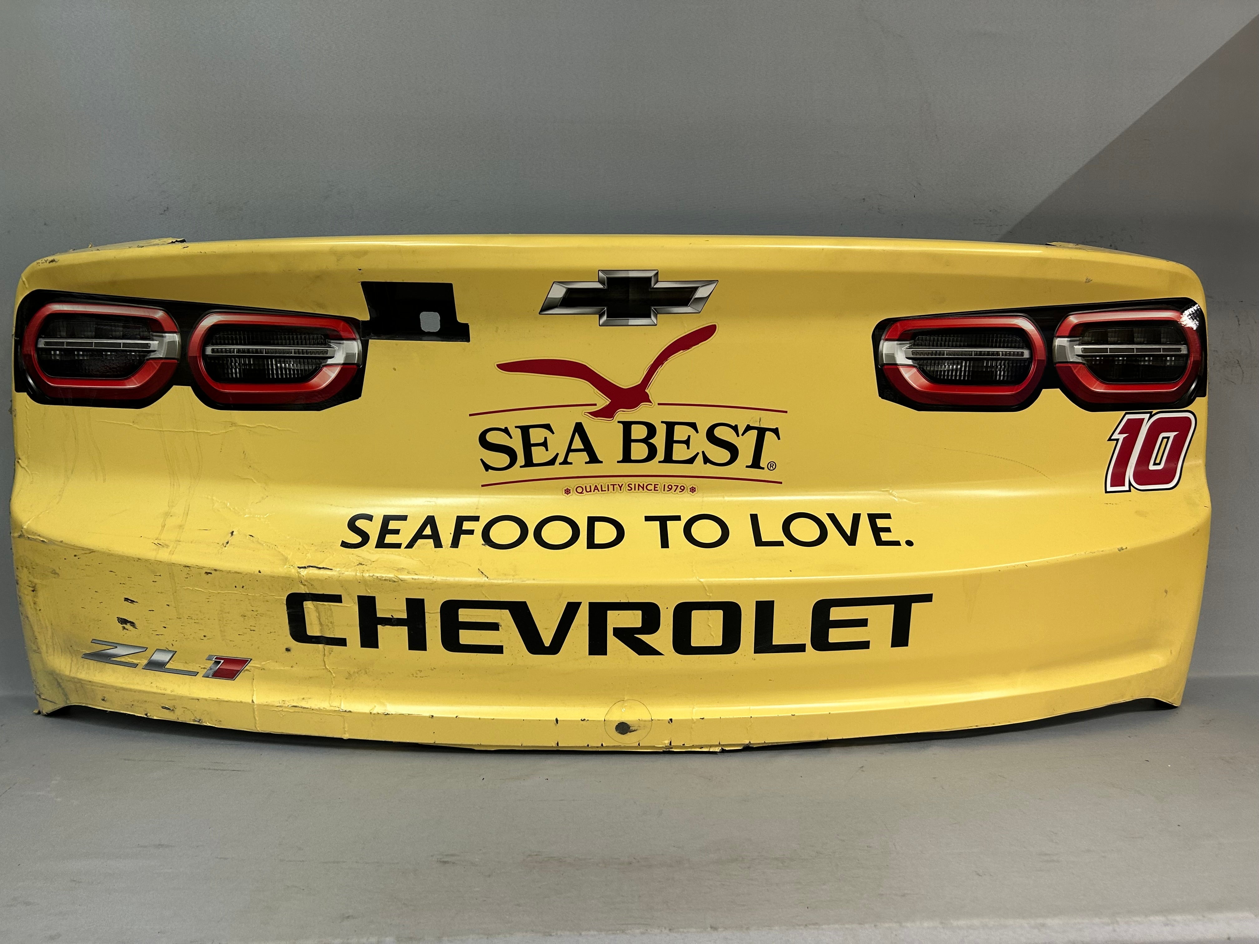 Nascar Rear Diffuser Ty Dillon #10 2025 Pocono Sea Best Nascar Rear Bumper – Race Day Authentics