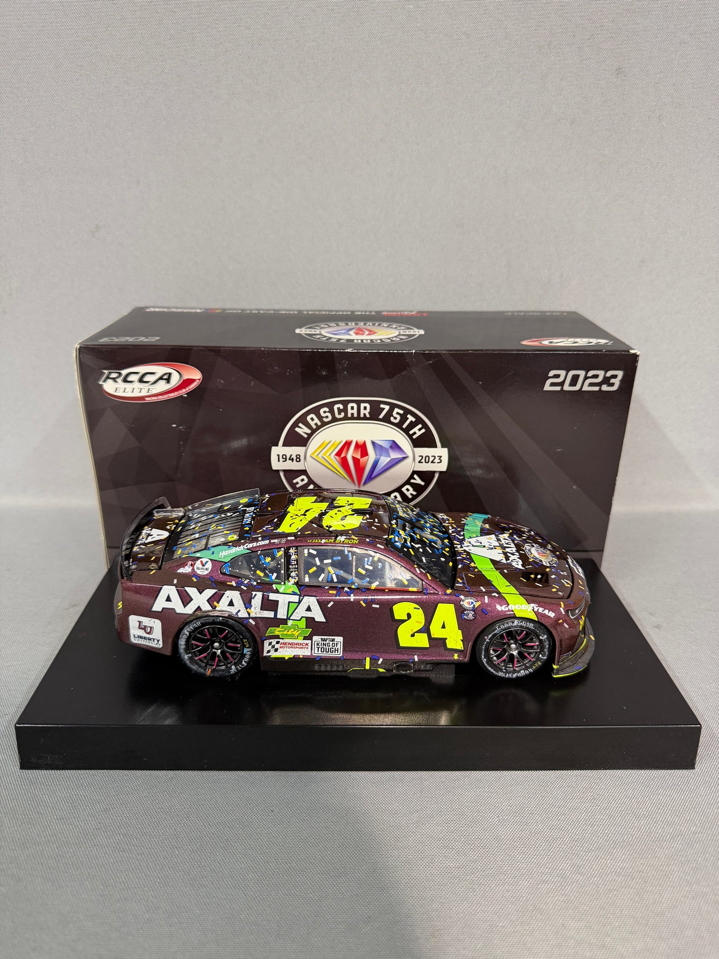 William Byron #24 2023 Darlington Win Axalta Throwback Elite Nascar Diecast