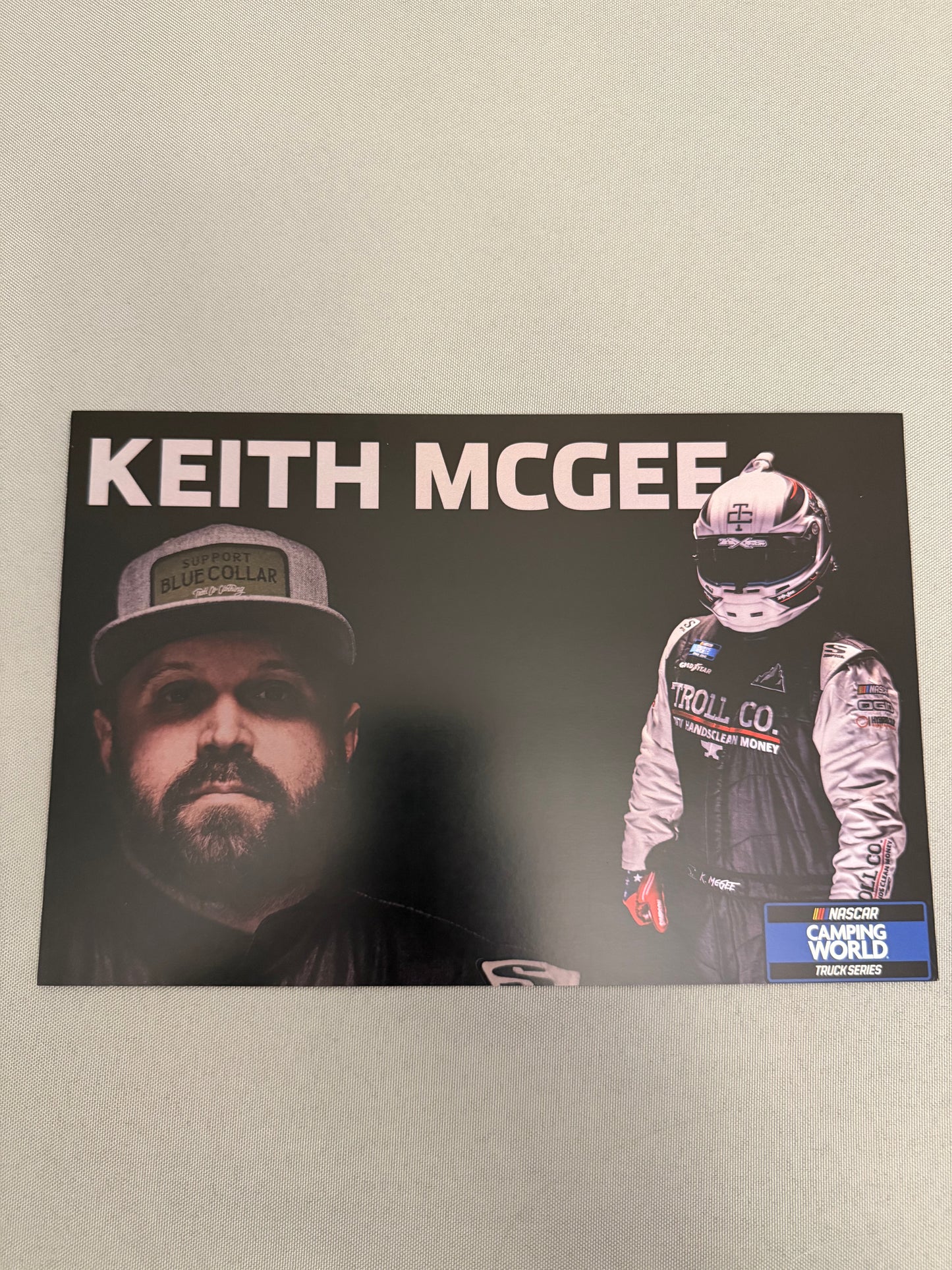Kieth McGee 2021 Vulcan Towing Nascar Hero Card