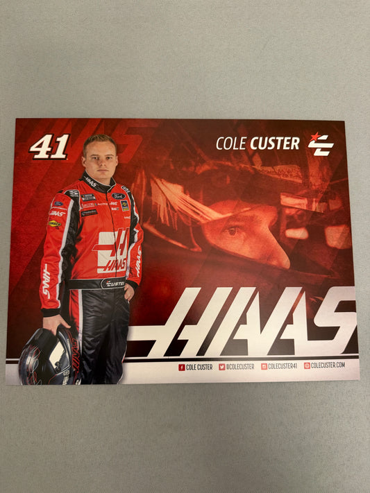 Cole Custer #41 2020 Haas Tooling Nascar Hero Card