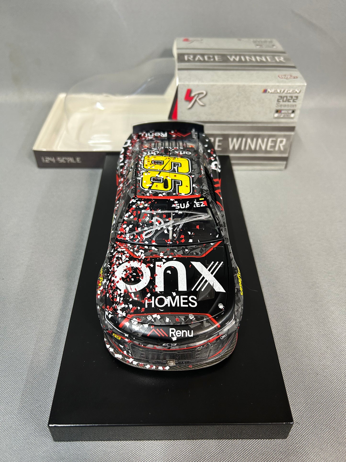 Daniel Suarez #99 2022 Autographed ONX Homes/ Renu Sonoma Win Nascar Diecast